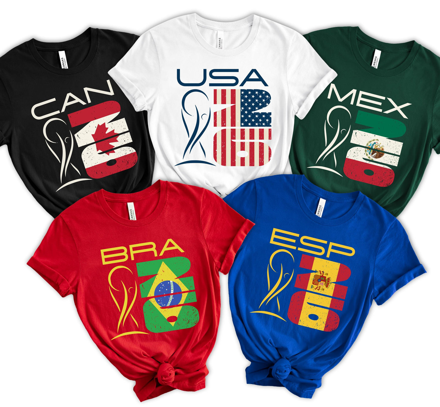 2026 your Nation, One Tee | Custom Country Flag & Code Shirt for World Cup 2026
