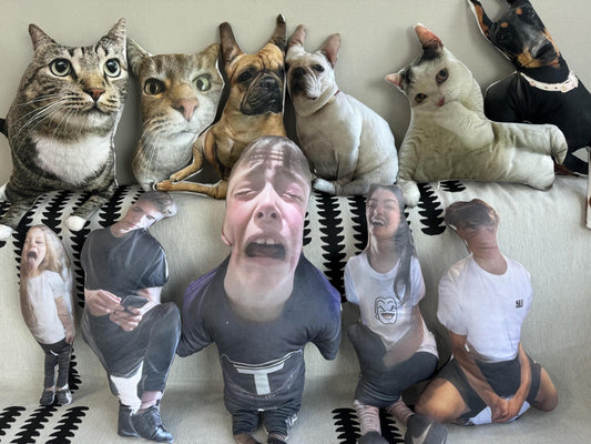 Custom ugly pillow for friend or pet, Mother's Day gift.