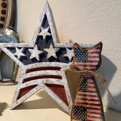 Wooden Americana Cat