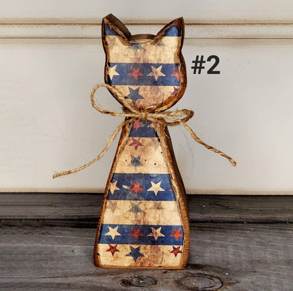 Wooden Americana Cat