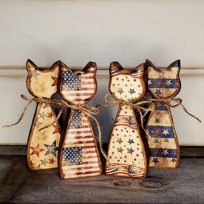Wooden Americana Cat