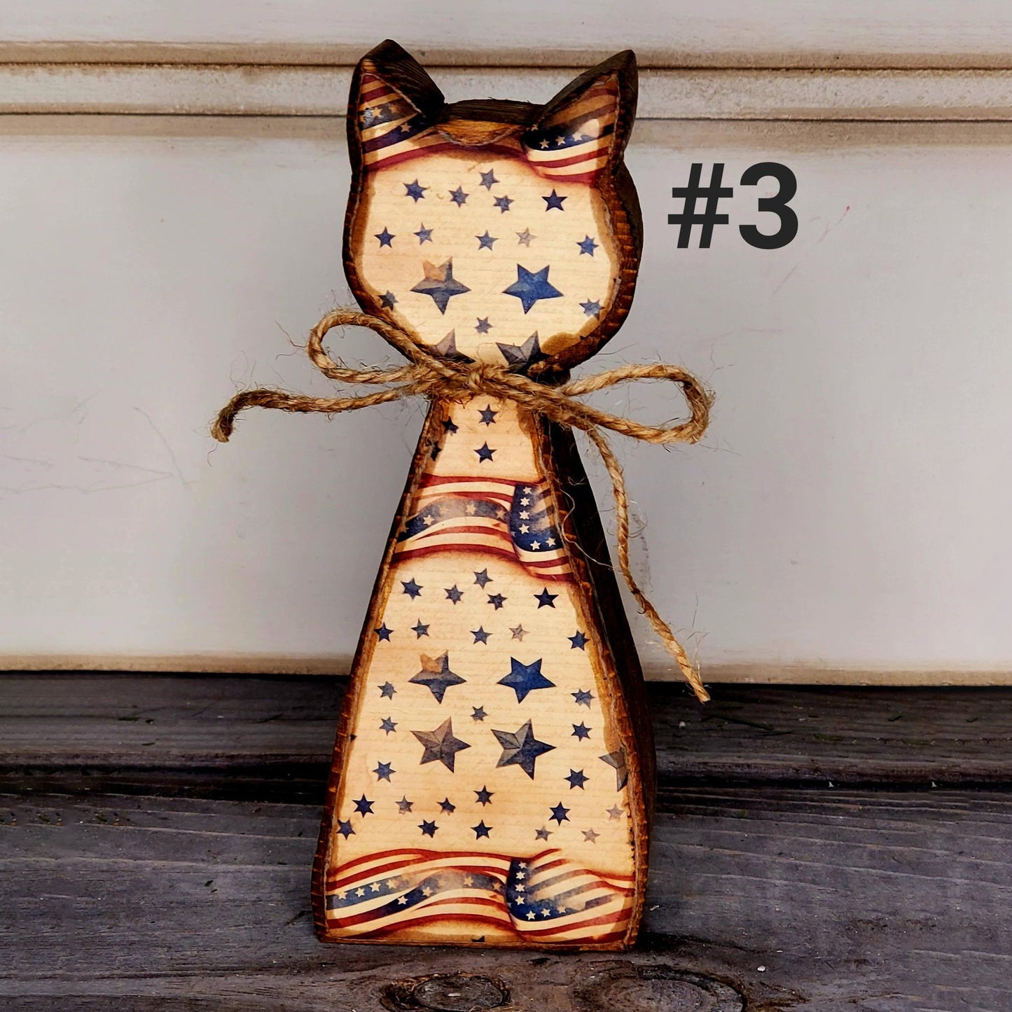 Wooden Americana Cat