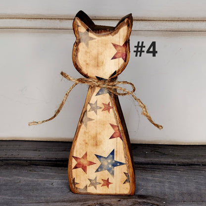 Wooden Americana Cat