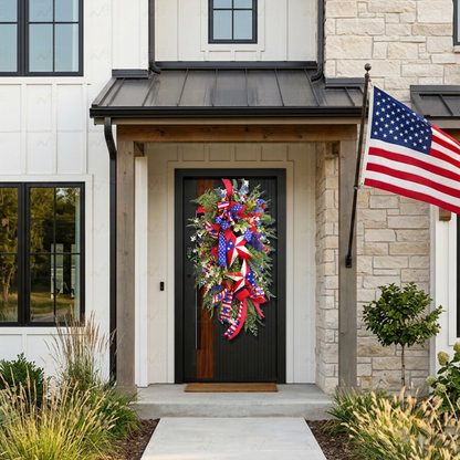 🔥Flash Sale-80% Off🔥4th of July Patriotic Star Wreath