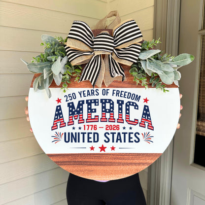 🔥Flash Sale-80% Off🔥This America 250 Door Hanger Wasn’t Made to Decorate — It Was Made to Remember